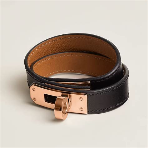 bijou homme hermes|Hermes leather double tour bracelet.